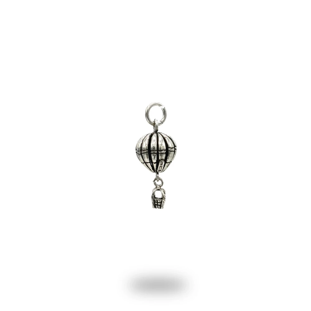 Charm mongolfiera in argento